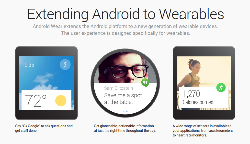 La developer preview d'Android Wear est disponible